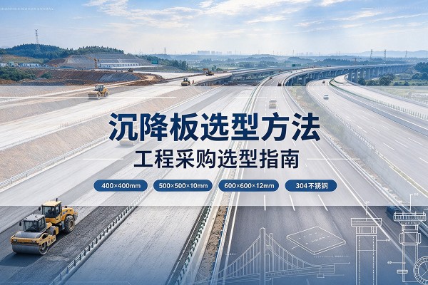 称多沉降板选择方法