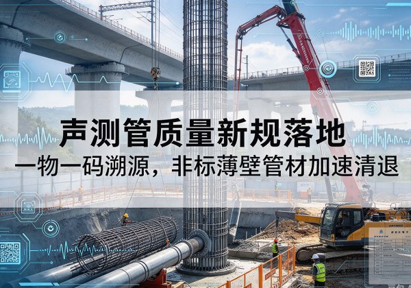 称多声测管质量新规落地，一物一码溯源，非标薄壁管材加速清退